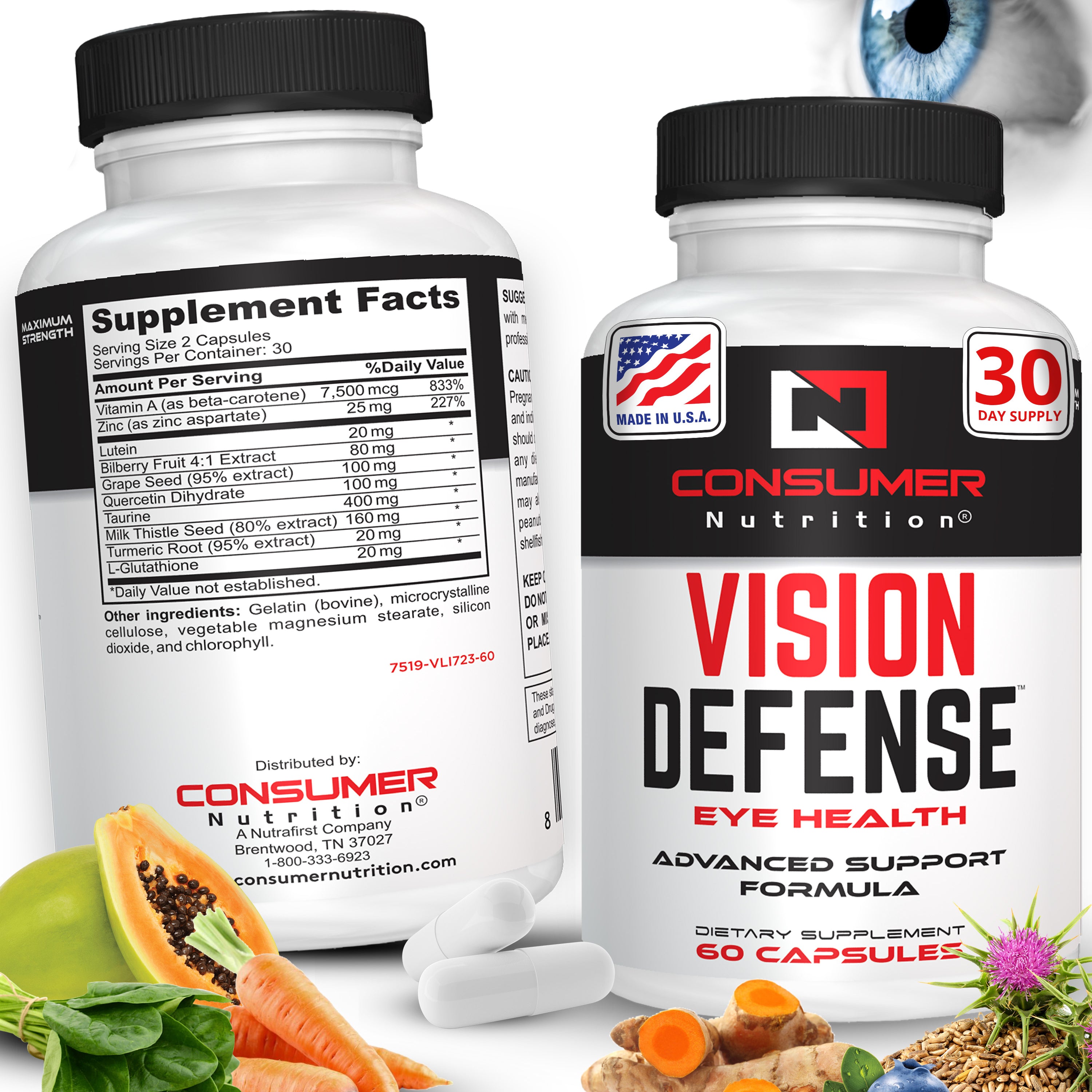 Point Vision Defense VISION DEFENSE Eye Health Advanced Support Formula – CONSUMER NUTRITION